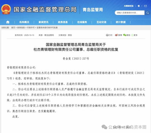 青岛资本市场信息系统集成服务迎来重要突破（2025年10月13日-10月19日）